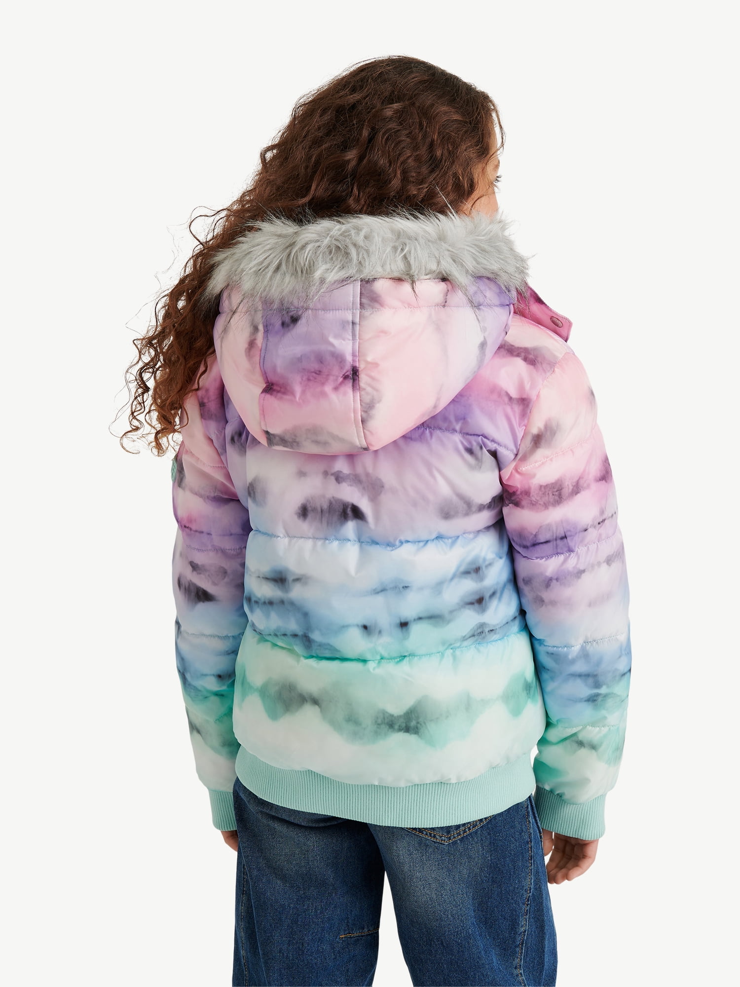 Justice Girl's Matte Puffer Bomber, Sizes XS - XL