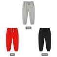 thumbnail image 7 of 3 Pack Toddler Boys Sweatpants Cotton Joggers Pants with Pocket and Drawstring, 7 of 7