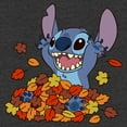 thumbnail image 2 of Men's Lilo & Stitch Fall Leaf Pile Graphic Tee Charcoal Heather Medium, 2 of 5