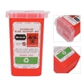 thumbnail image 4 of Disposal Blade Container, Blade Container Plastic Good Hardness  For Blade Disposal Collect Box For Storing The Discarded Blade Red, 4 of 8