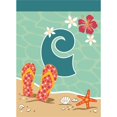 thumbnail image 1 of Magnolia Garden Flags M030021 Flip Flop Monogram C Polyester Garden Flag, 1 of 1