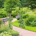 thumbnail image 4 of Costway Garden Arch Arbor Trellis Pergola 7.5 ft Metal Archway for Climbing Plants Party, 4 of 10