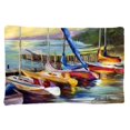 thumbnail image 1 of Carolines Treasures JMK1036PILLOWCASE Sailboats At Sunset Fabric Standard Pillowcase, 1 of 2
