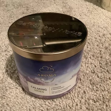 Bath & Body Works Calming Skies, 3 wick Candle