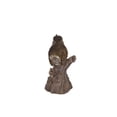 thumbnail image 3 of Hi-Line Gifts 5.25" Motion Activated Singing Troglodyte Standing on Stump Outdoor Garden Statue, 3 of 8