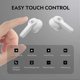 thumbnail image 3 of 2023 - Wireless Headphones, Qcy T13 Headsets Bluetooth 5.1 With Microphone Touch Control, 40 Hours Playtime, 3 of 5