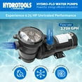 thumbnail image 3 of Swimline HydroTools Hydro Flo 0.75 HP Vertical Discharge Swimming Pool Pump, 3 of 12