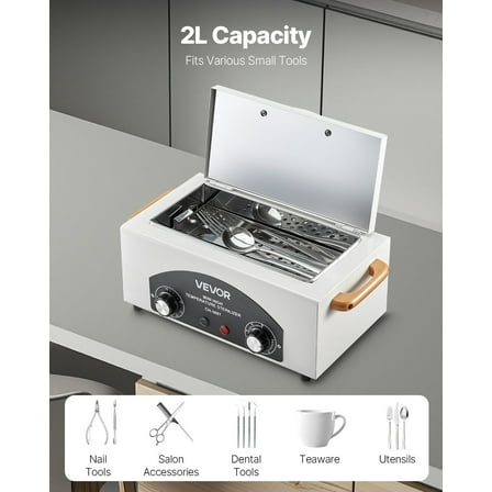 FxolFck High Temperature Autoclave Machine 2L 300W High Temperature Cleaner Machine Box