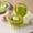 Green, variant on VINOIC 2-in-1 Manual Garlic Press with Stainless Steel Blades, Garlic Cutter Crusher Mincer Includes Cleaning Brush - for Home, Kitchen and Camping, Dishwasher Safe