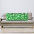 thumbnail image 5 of Body Pillow Cover - Soft Body Pillow Pillowcase, Bikes Pattern green Breathable Long Body Pillow Case Cover with Invisible Zipper 20x60in, 5 of 5
