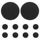 thumbnail image 1 of 10 Uds. Botones de Metal negro para abrigos, botones redondos para coser a mano, botones planos de Metal duraderos, Ideal para chaquetas, suéteres y pantalones, 1 of 4
