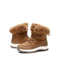 thumbnail image 4 of BURUDANI Women’s Waterproof Snow Boots Faux Fur Insulated Mid-Calf Hiking Boots for Winter, 4 of 4