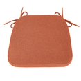 thumbnail image 1 of Cojines para sillas de comedor con lazos y funda extraíble, almohadillas para sillas de cocina de 2" de grosor, cojines de asiento con respaldo antideslizante para comedor interior, 16,5" x 16,2", v, 1 of 5
