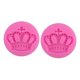 thumbnail image 5 of FOMIYES 2Ud Crown Shaped De Silicona Rosa Para Pasteles Y Postres Caseros, 5 of 8