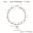 Style 04, variant on Faty-T Christmas Gingerbread for Man Pendant Necklace with Red & Green Beads, Imitation & Golden Spacers - Bohemian Style Holiday Jewelry Gift for Women