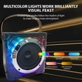 thumbnail image 4 of Machine Karaoke Machine with 2 Wireless Microphones BT Microphone and Speaker KTV Set with RGB Light Effects Handheld Mic Lightweight Portable Karaoke System Gifts for Birthday, 4 of 6