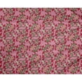 thumbnail image 4 of oneOone Polyester Lycra Fabric Leaves & Floral Block Print Sewing Fabric BTY 56 Inch Wide, 4 of 4