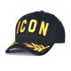 thumbnail image 1 of Gorra de béisbol ICONS Wheat Sports, bordada, negra, 1 of 2