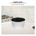 thumbnail image 3 of LOLIPPYY 1Pcs Aluminum Rice Cooker Accessories Nonstick Inner Pot for 5L Electric Pressure Cookers Kitchen Use Silver, 3 of 7