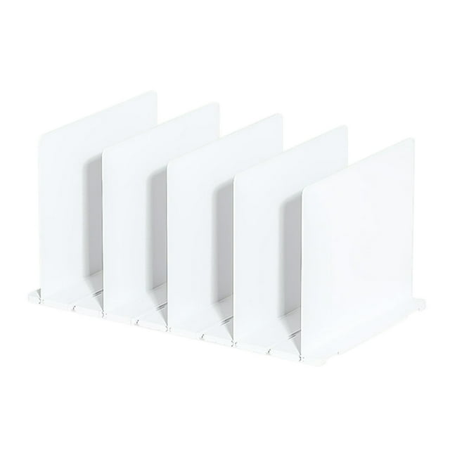Shelf Dividers 3/4/5pcs ABS Shelves For Closets Organization Books Towels And Hats Purses Separators