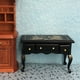 thumbnail image 3 of Muebles Retro en miniatura Ormromra Accesorio para casa de muñecas 1:12 mesa de escritorio de Madera, 3 of 8
