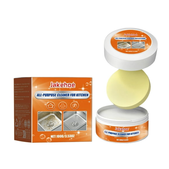 Rbaofujie Pipe Cleaner Kitchen Multi-Purpose Cleaning Paste Cooktop Hood Pot Bottom Cleaning Grease Multi-Purpose Cleaning Paste Drain Cleaner