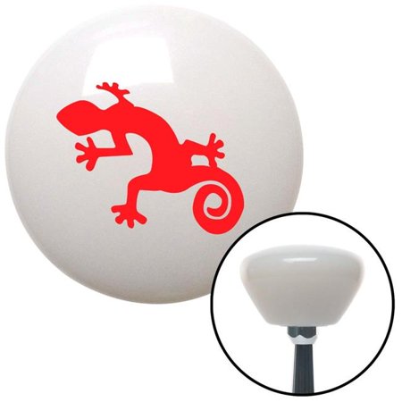 American Shifter Red Gecko White Retro Shift Knob with M16 x 1.5 Insert Shifter Auto Manual Custom