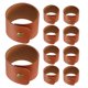 thumbnail image 1 of 12 anillos para servilletas de Acción de Gracias, de cuero sintético, para mesa de otoño, decoración de banquetes de boda, suministros para fiestas de cumpleaños, 1 of 8