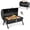 1, variant on Portable Charcoal Grill with Thermometer,  Small Tabletop Barbecue Grill  for Outdoor Camping Backyard Beach BBQ, 117 Square Inches Cooking Area, Thick Steel, , Black