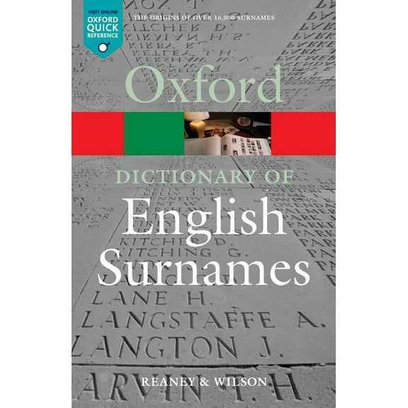 Oxford Paperback Reference S Dictionary of English Surnames OQR, (Paperback)