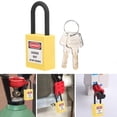 thumbnail image 1 of Lockout Tagout Locks, Red Loto Locks Lockout Tagout Keyed Different,38mm Lockout Lock Nylon Industrial Engineering Insulation Security Dust Proof Device for Construction Site, 1 of 7