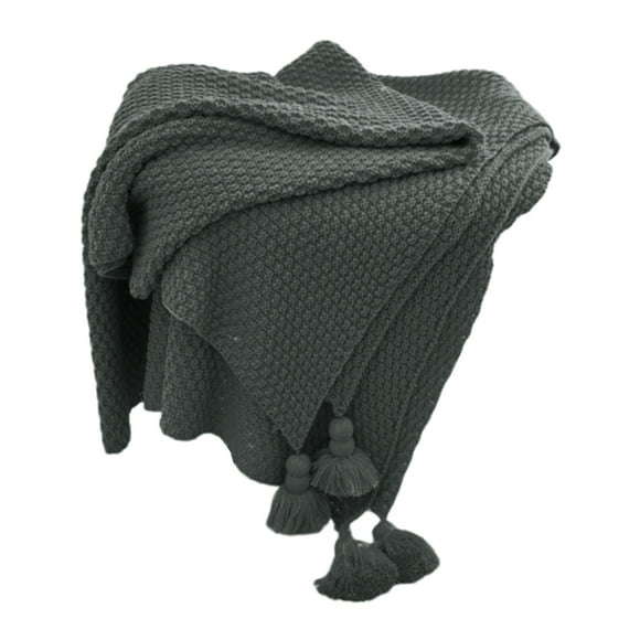 Manta de nórdico Color cálidas y acogedoras Gris 120x150cm Sunnimix manta de aire acondicionado