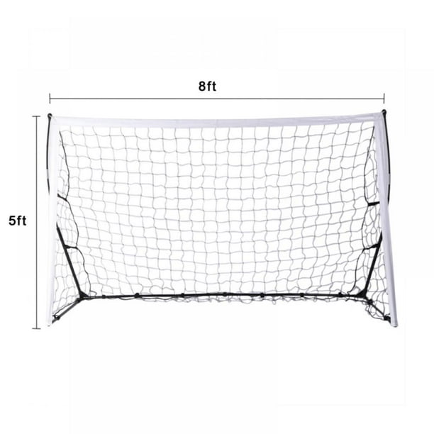 Soccer Goal Portable Folding Kids Soccer Net For Backyard Outdoor 8 X5 Walmart Com
