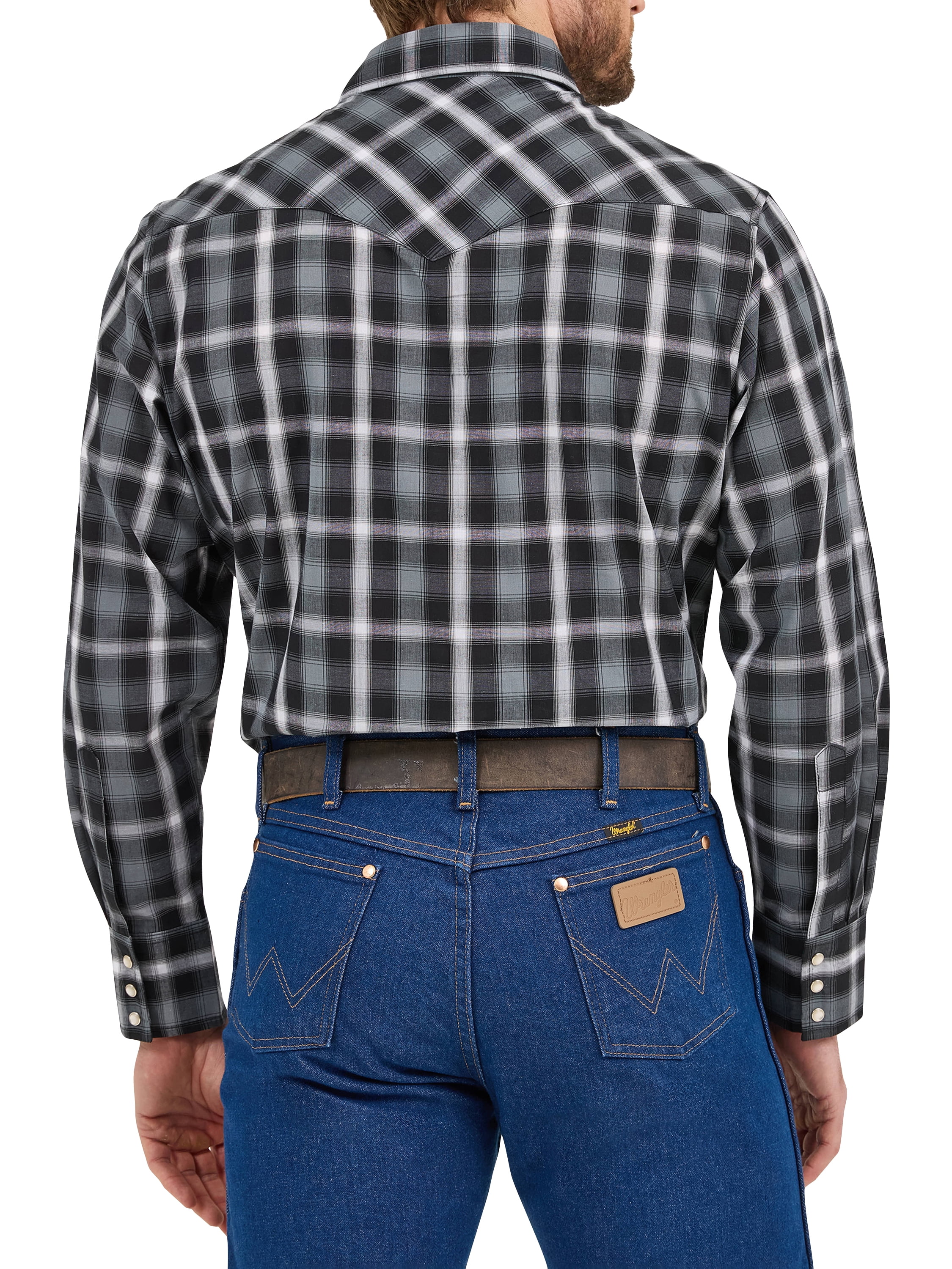 Wrangler Mens Longsleeve Western Shirt