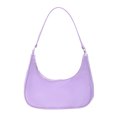 thumbnail image 1 of Bolso de hombro de color liso, elegante y versátil para mujer., 1 of 6