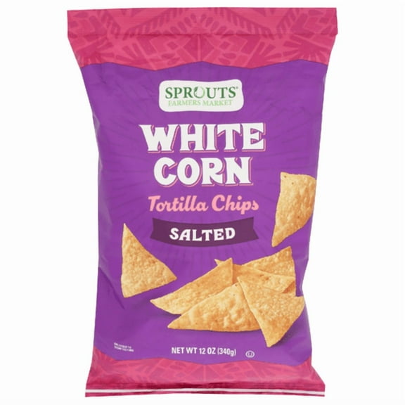 SPTs White Corn Tortilla Chips 12 oz - Pack of 2