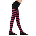 thumbnail image 1 of Girls Striped Tights For Children Halloween Party Witch Carnival Theme Pantyhose Accessory, 1 of 4