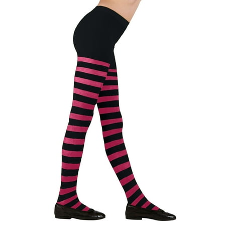 

LBECLEY Kids Footie Socks Girls Tights Striped Tights for Children Panty Hose Length 69~72Cm Accessory Witch Carnival Theme Party En Girls Toddler Clothes G One Size