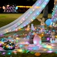 thumbnail image 6 of 33ft 100 LED Easter Lights for Indoor Outdoor Use, 8 Modes Connectable Easter String Lights Plug-in, Clear Wire Colorful Christmas String Lights Outdoor Waterproof, 6 of 7