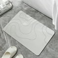 thumbnail image 5 of 1 PC Bath Mat Non Slip Shower Mat Bath Mat,Quick Drying Floor Mat Bath Mat,Super Absorbent Bathroom Mat Bathroom Rug(15.3"×23.6",White), 5 of 8