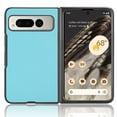 thumbnail image 2 of Case for Google Pixel Fold Lychee Pattern PU Leather Folding Cover, Rugged PC Bumper Shockproof Lens Protection Anti-Scratches Slim Case for Google Pixel Fold,Skyblue, 2 of 5