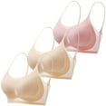 thumbnail image 2 of WZXFASHION The Third Set Of Strapless Women's Bras The Ice Comfortable Women's Bra The Thin Soft Bra The Transparent Back T Shirt Bra The Comfortable Brea Bra C XL, 2 of 8