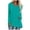 Mint Green, variant on Aueoeo Womens Fall Long Sleeve Tops V Neck T Shirts Loose Comfy Blouses Casual Pullover Tunic Tops