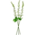 thumbnail image 4 of Northlight Real Touch™ White Delphinium Artificial Floral Stems, Set of 6 - 40", 4 of 9