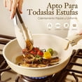 thumbnail image 3 of Juego de Ollas y Sartenes de Cerámica 15 Piezas – Mangos Desmontables, Tapas y Alfombrilla Antiadherente, 3 of 9