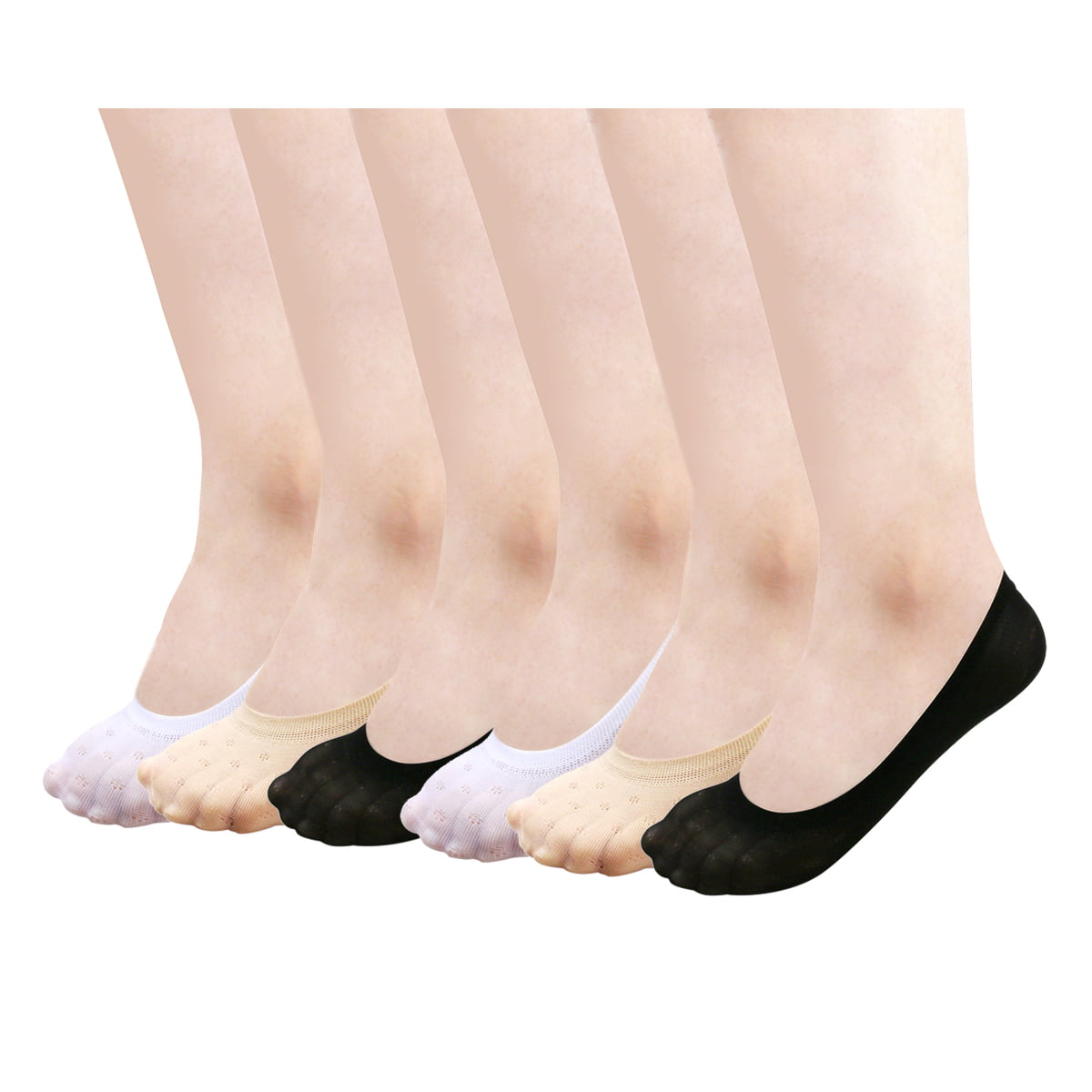 women's no show socks with heel grip