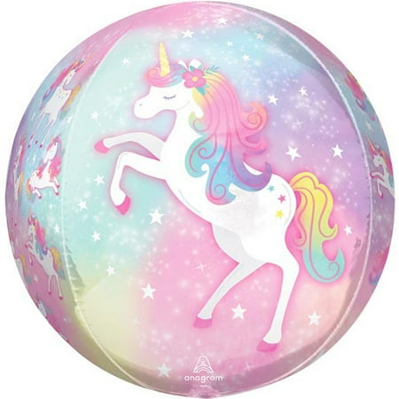 Unicorn Enchanted Orbz Balloon 16"
