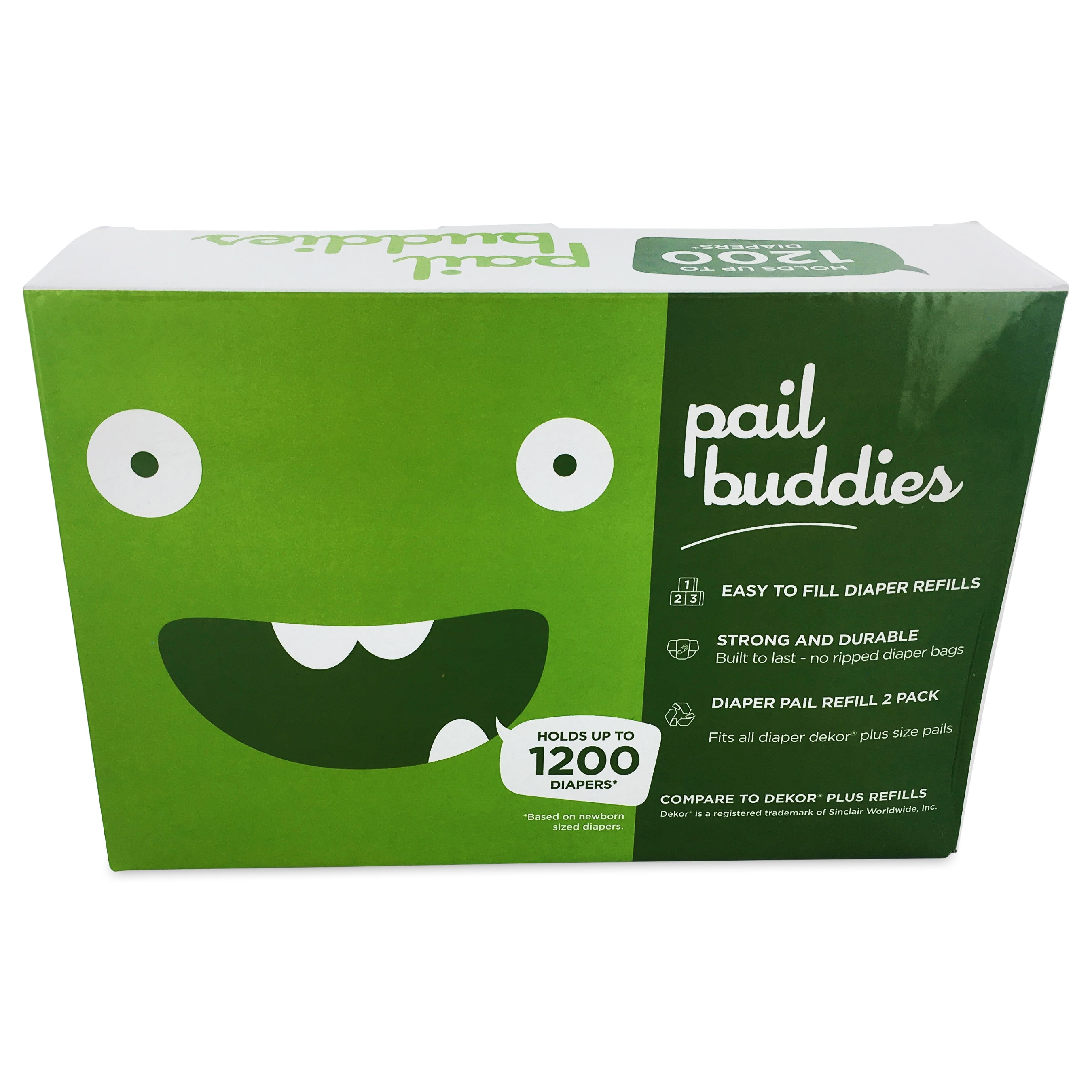 Pail Buddies Diaper Pail Refills Each Refill Can Hold Up to 1200