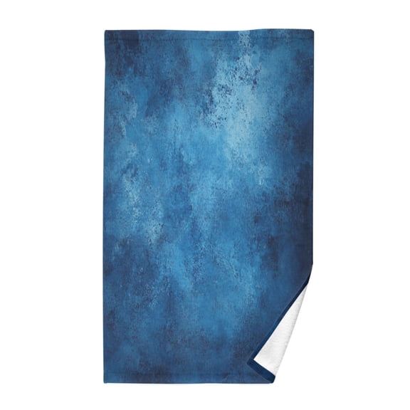 Pure Cotton Face Towel 16x28 Inches Hand Towel Bath Towel Hand Bath Towels Soft Good Water Absorption for Washing Face Wiping Face Blue Pattern