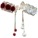 thumbnail image 1 of 2 pinzas decorativas para el pelo, pasadores metálicos, coleteros para mujer, 1 of 6